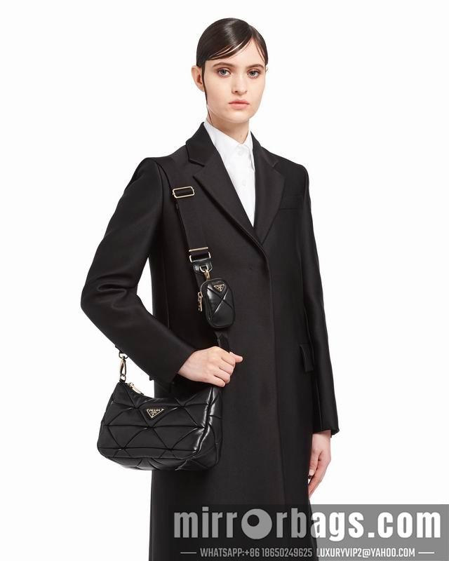 Prada Bags Hobo System 1BC157 24x18.5x9cm ap 06
