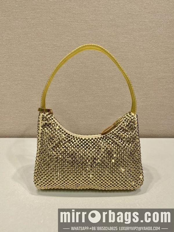 Prada Bags Prada hobo 1NE515闪钻23x13x5cm AP