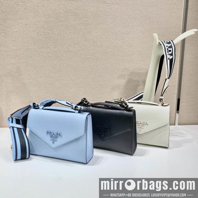Prada Bags Saffiano Monochrome 1BD317 21x14x6 ap 15