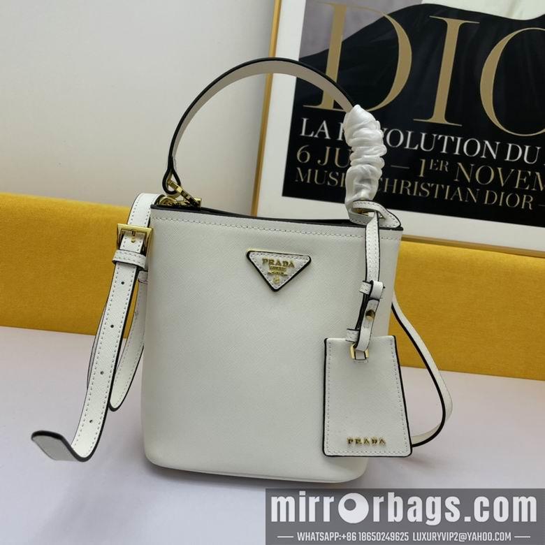 Prada Bags WW1BA219白 21X11X18