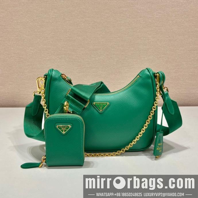 Prada Bags 1BH204 Nylon Hobo 23x17x6.5cm Ap