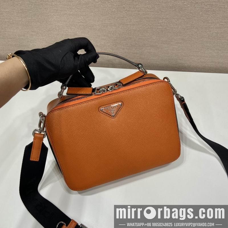 Prada Bags Brique Saffiano 2VH069 22x16x6cm ap