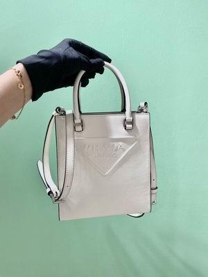 Prada Bags Tote Saffiano 1BA333 S 17x19x6 L 22cm