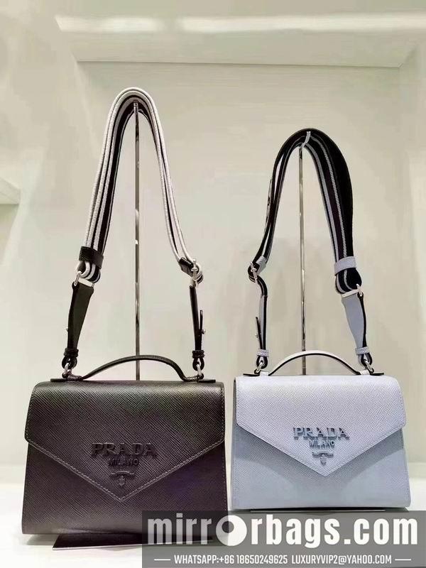 Prada Bags Saffiano Monochrome 1BD317 21x14x6 ap 15