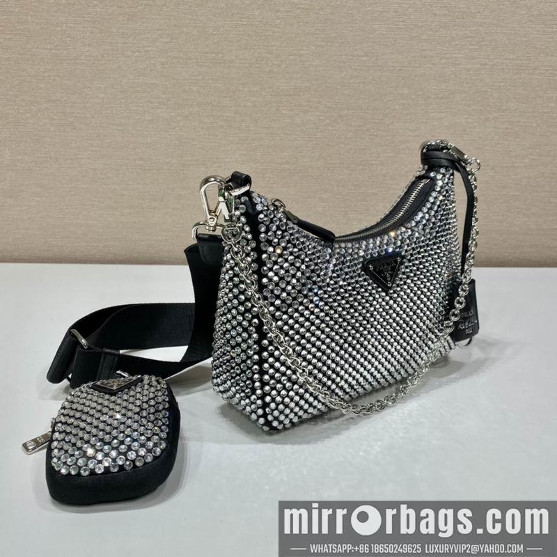 Prada Bags Hobo 1BH204 22X16X6cm ap 02