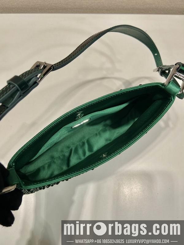 Prada Bags Prada Cleo 1BC169翡翠绿22x18.5x4.5cm AP