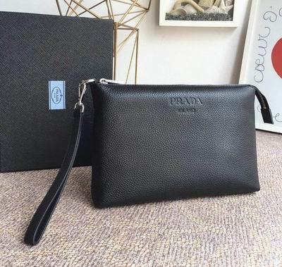 Prada Bags 0050 29x18cm ap Black Navy 20