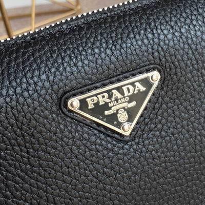Prada Bags 0050 29x18cm ap Black Navy 20