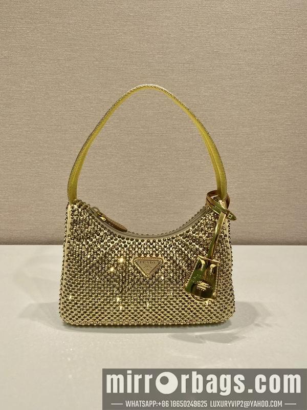 Prada Bags Prada hobo 1NE515闪钻23x13x5cm AP
