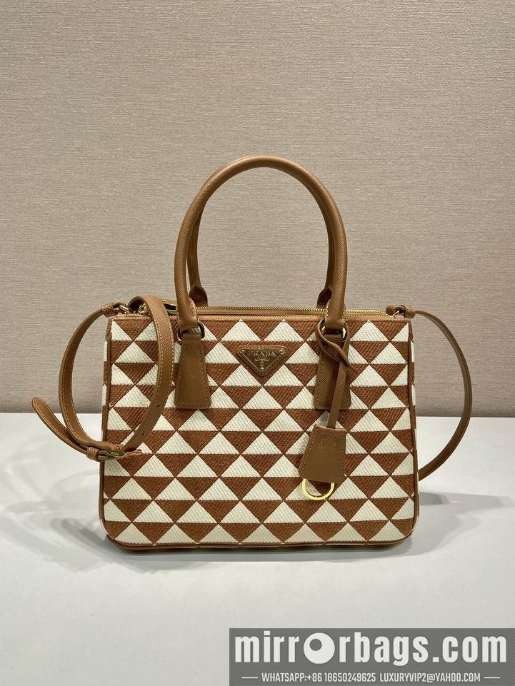 Prada Bags Parda Saffiano 1BA863 28x20x12cm Ap
