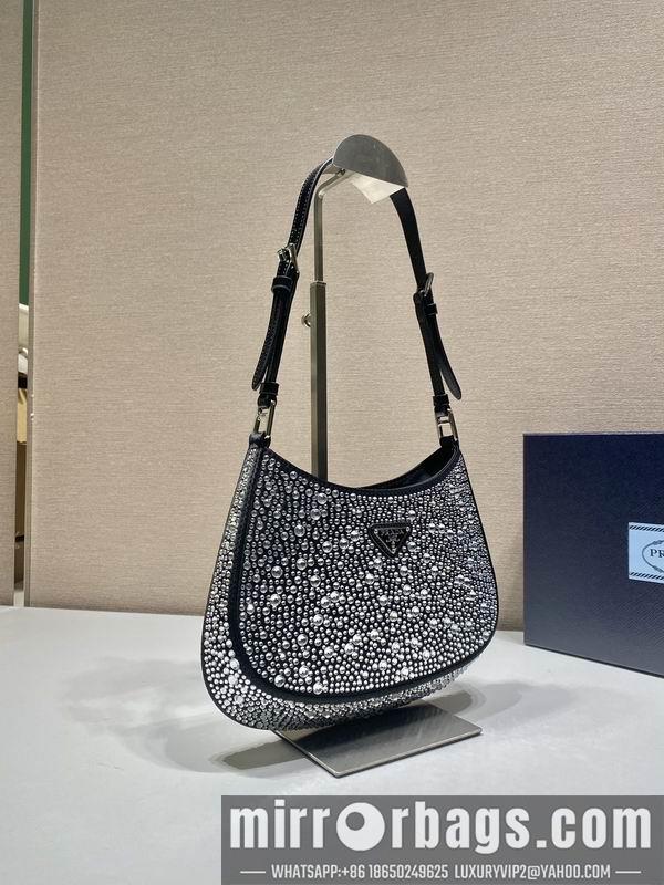 Prada Bags Cleo 1BC169 22X18.5X4.5cm ap 05