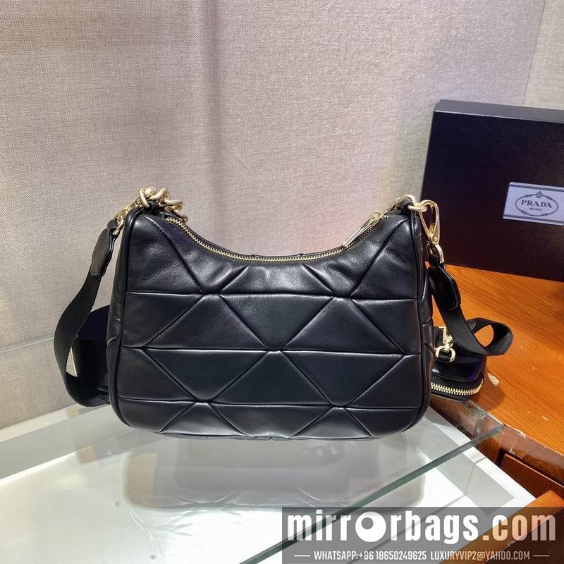 Prada Bags Hobo System 1BC157 24x18.5x9cm ap 06