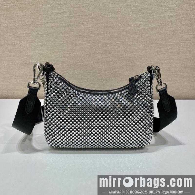 Prada Bags Hobo 1BH204 22X16X6cm ap 02