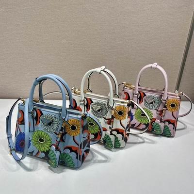 Prada Bags Prada 1BA896花卉24.5x16.5x11cm AP