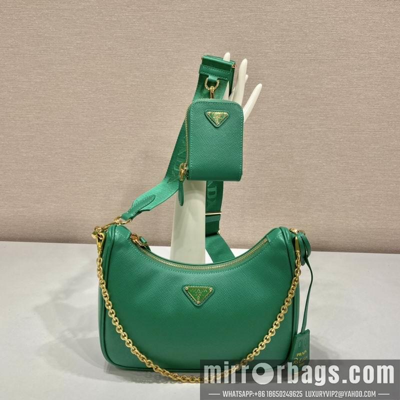 Prada Bags 1BH204 Nylon Hobo 23x17x6.5cm Ap