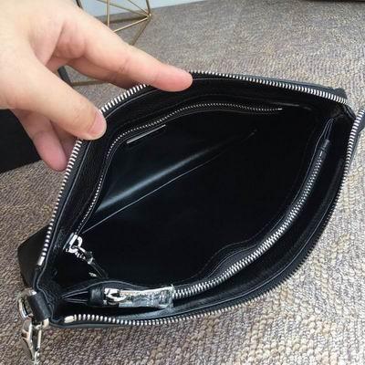 Prada Bags 0050 29x18cm ap Black Navy 20