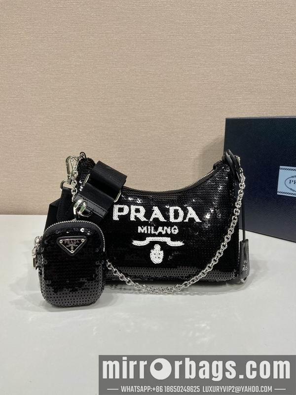 Prada Bags Prada 1BH204刺绣23x11.8x6cm AP