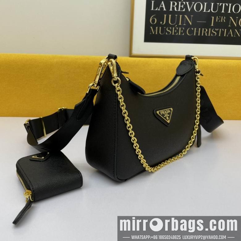 Prada Bags WW1BH204黑 18X22X6.5
