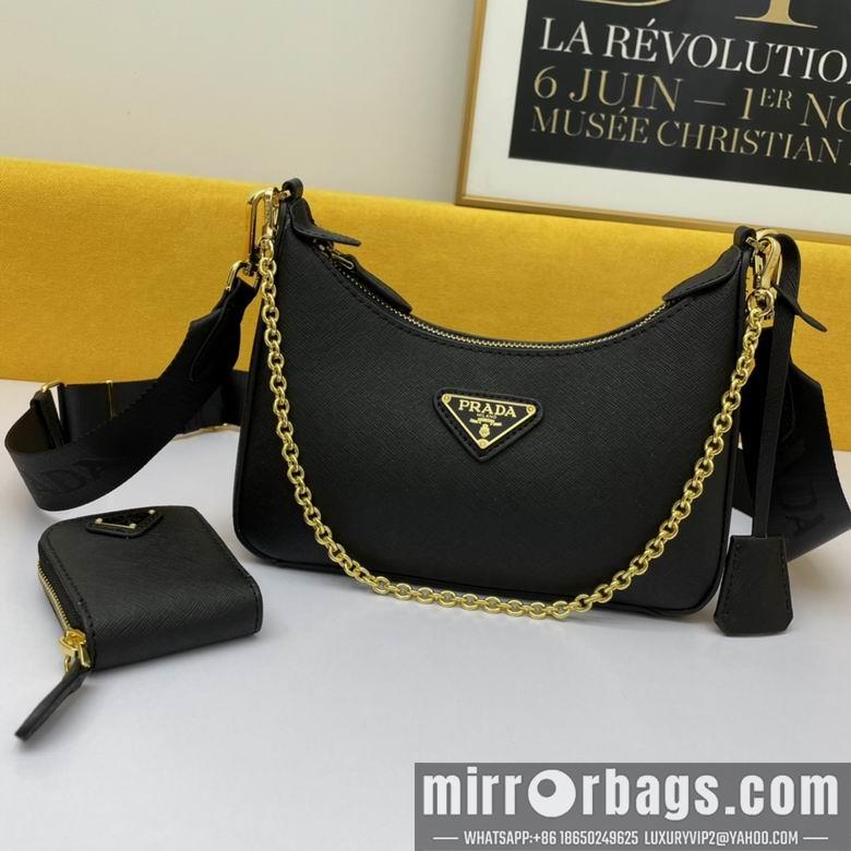 Prada Bags WW1BH204黑 18X22X6.5