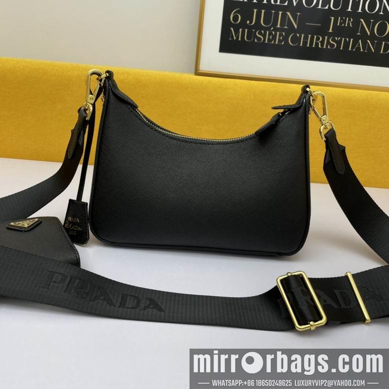 Prada Bags WW1BH204黑 18X22X6.5