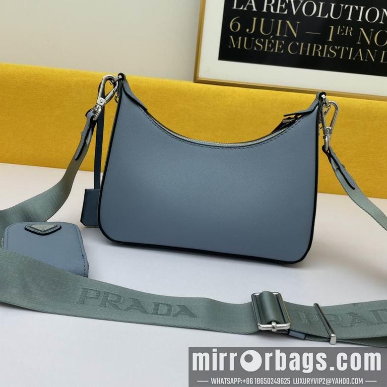 Prada Bags WW1BH204蓝 18X22X6.5