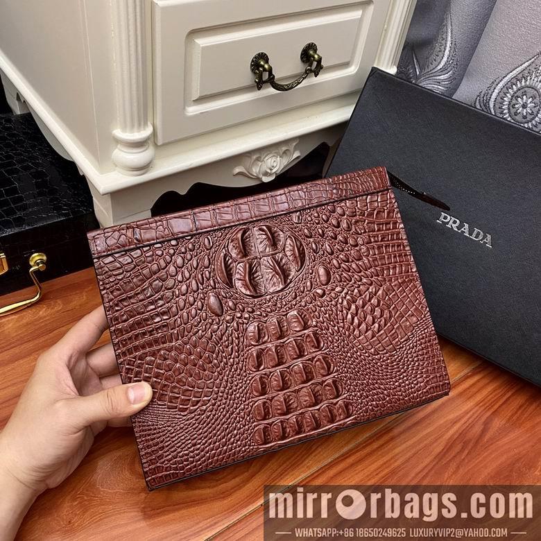 Prada Bags 6634-5 26.5X21X7cm XM