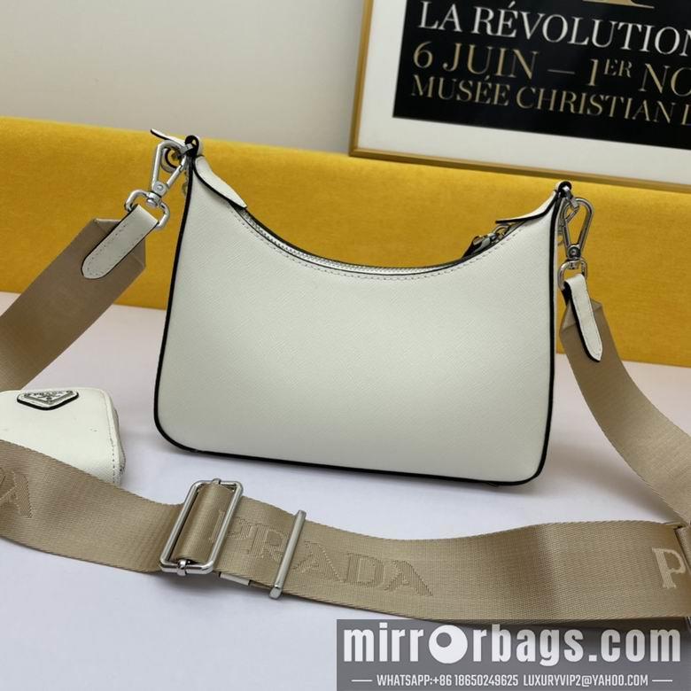 Prada Bags WW1BH204白 18X22X6.5