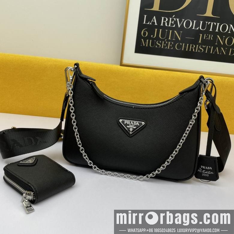 Prada Bags WW1BH204黑 18X22X6.5