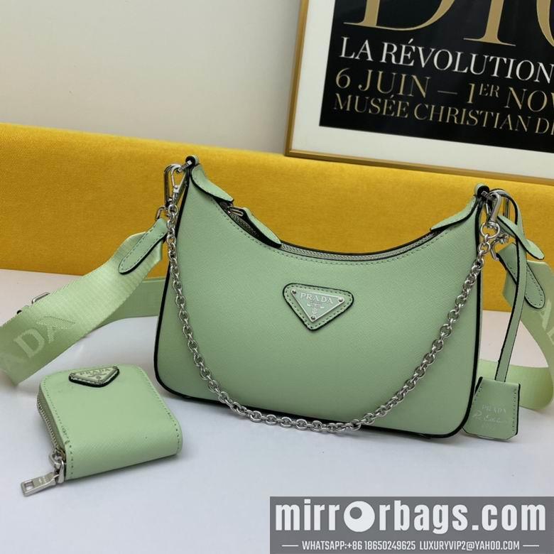Prada Bags WW1BH204绿 18X22X6.5