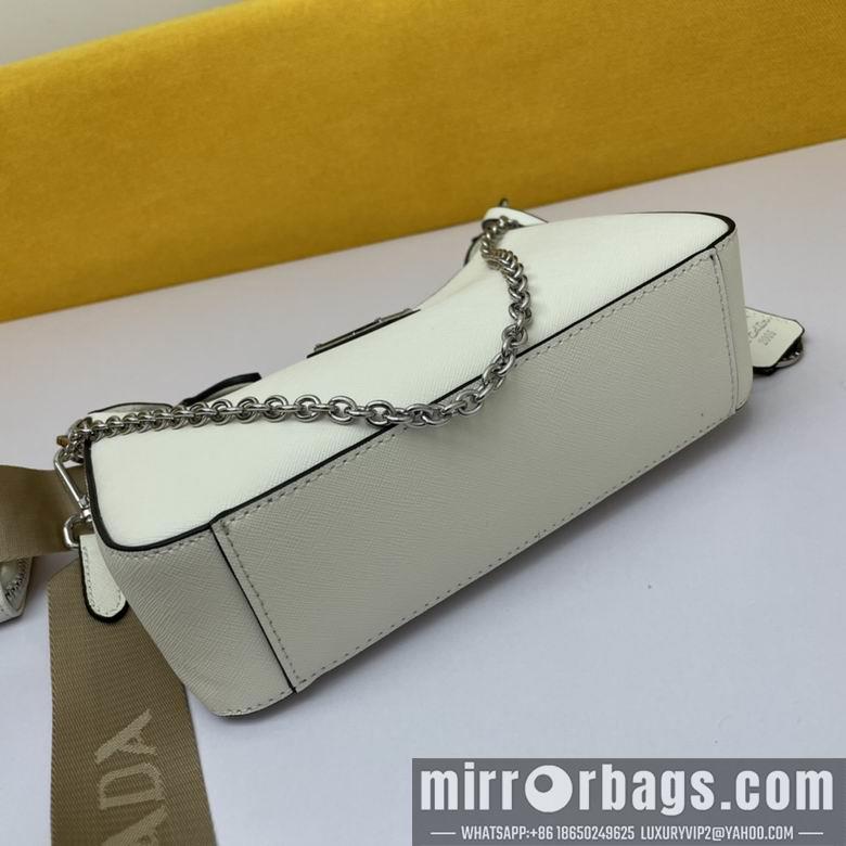 Prada Bags WW1BH204白 18X22X6.5