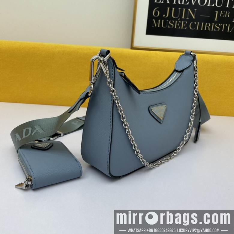 Prada Bags WW1BH204蓝 18X22X6.5