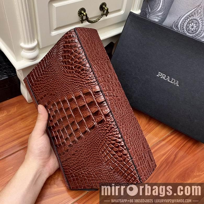 Prada Bags 6634-5 26.5X21X7cm XM