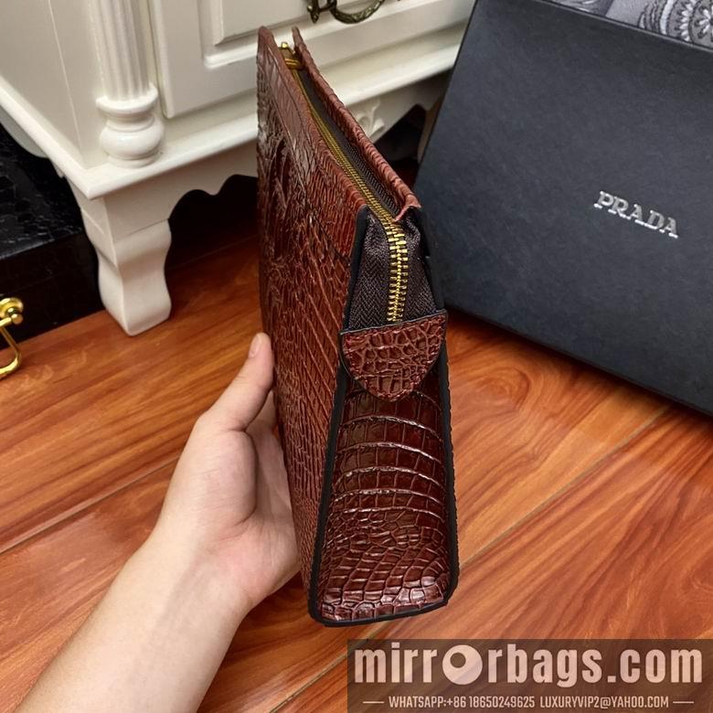 Prada Bags 6634-5 26.5X21X7cm XM