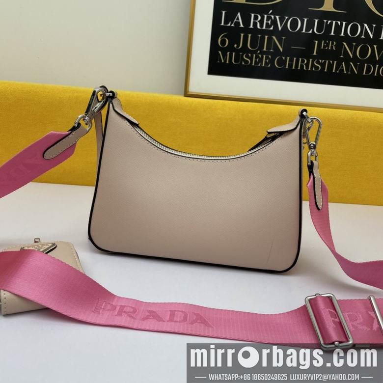 Prada Bags WW1BH204裸粉 18X22X6.5