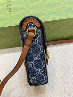 Gucci Bags 1:1 625615 11.5X17X4cm DF 3colour
