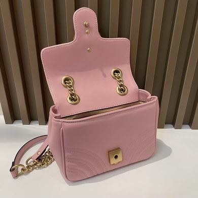 Gucci Bags 1:1 GG Marmont 739682580 18x13.5x8cm zy