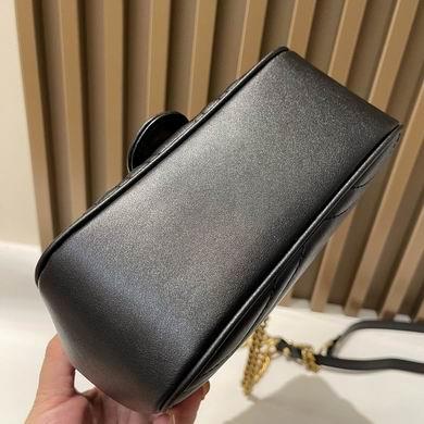 Gucci Bags 1:1 GG Marmont 739682580 18x13.5x8cm zy