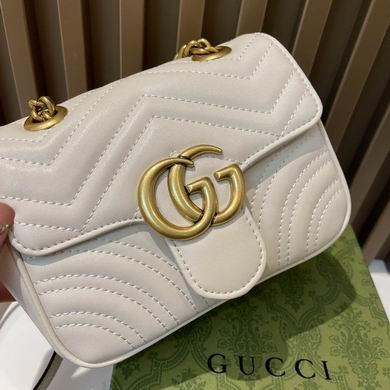 Gucci Bags 1:1 GG Marmont 739682580 18x13.5x8cm zy