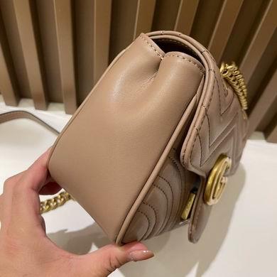 Gucci Bags 1:1 GG Marmont 739682580 18x13.5x8cm zy