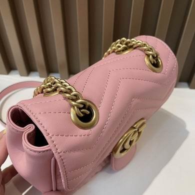 Gucci Bags 1:1 GG Marmont 739682580 18x13.5x8cm zy