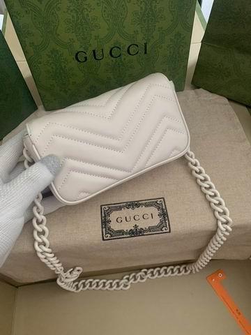 Gucci Bags 1:1 Gucci Marmont 699757 16.5x10.2x5.1cm ww4色