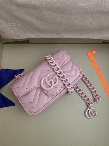 Gucci Bags 1:1 Gucci Marmont 699757 16.5x10.2x5.1cm ww4色