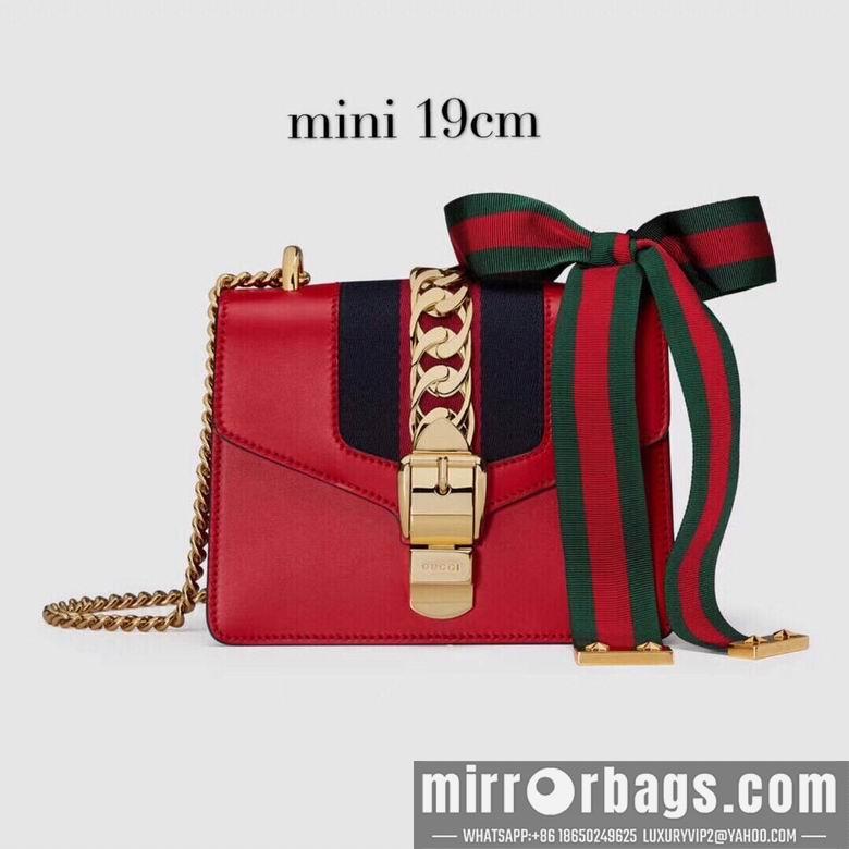 Gucci Bags 1:1 431666 18.5X15X7.5cm DF 2colour