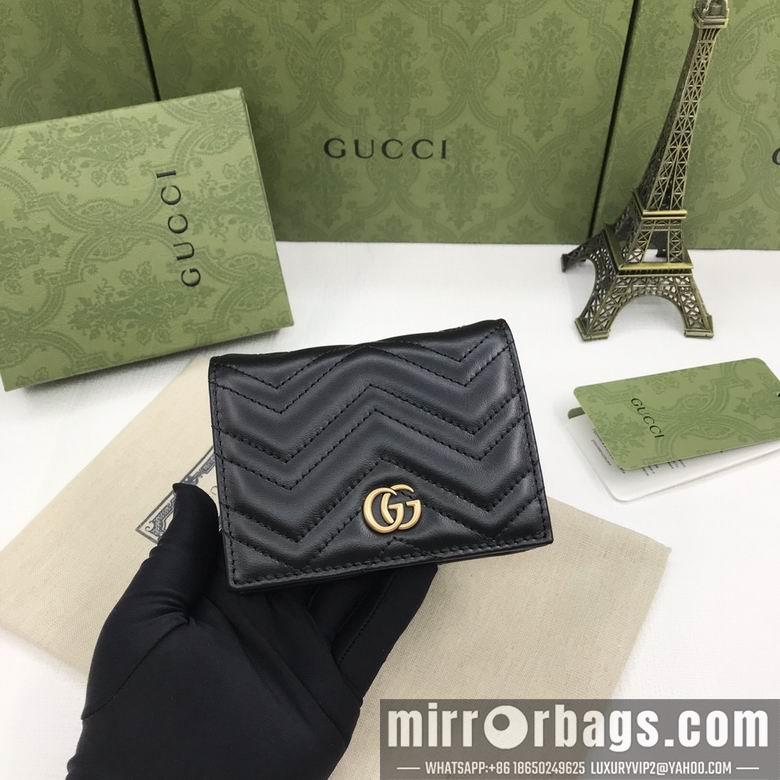 Gucci Bags 1:1 466492 11X9X3cm YG 3colour