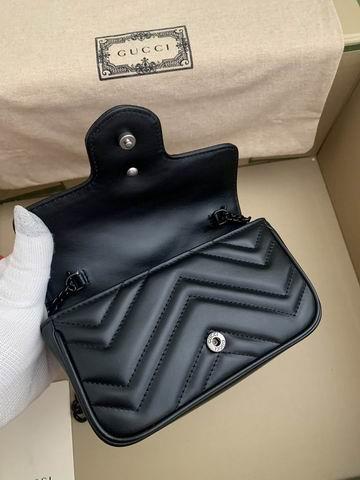 Gucci Bags 1:1 Gucci Marmont 699757 16.5x10.2x5.1cm ww4色