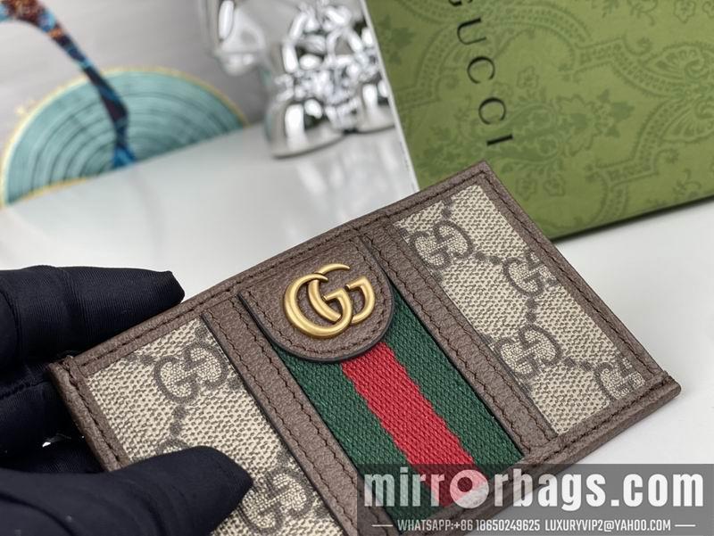 Gucci Bags 1:1 GG Supreme Canvas 597617 4.3x2.8cm zy