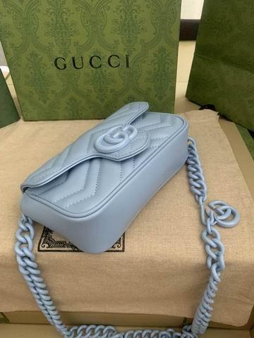Gucci Bags 1:1 Gucci Marmont 699757 16.5x10.2x5.1cm ww4色