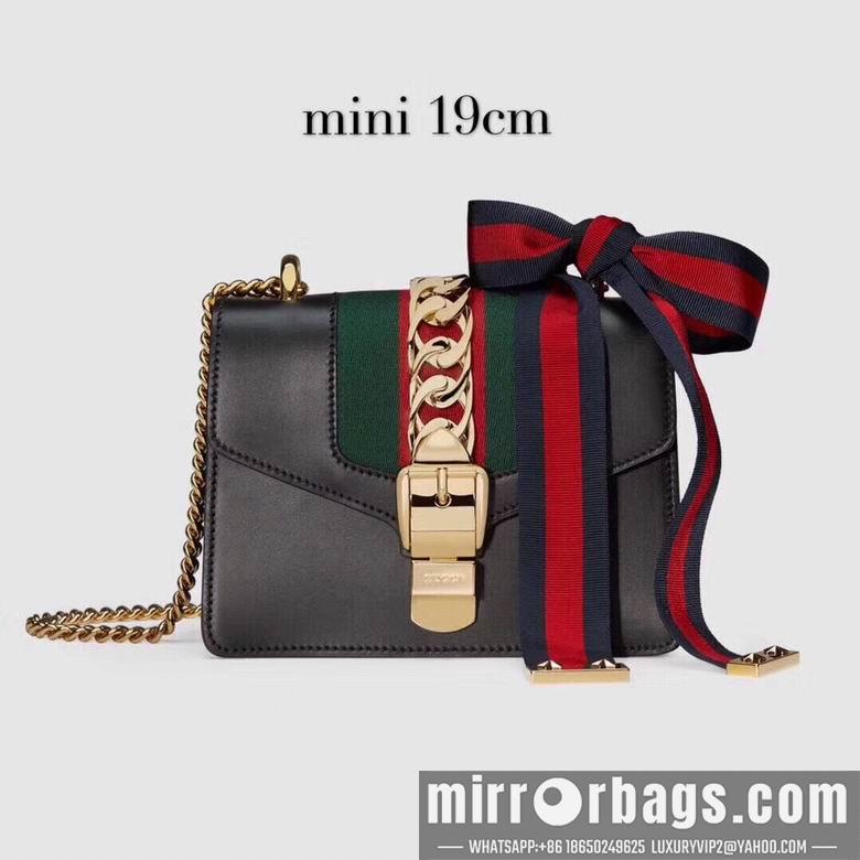 Gucci Bags 1:1 431666 18.5X15X7.5cm DF 2colour