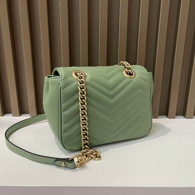 Gucci Bags 1:1 GG Marmont 739682580 18x13.5x8cm zy