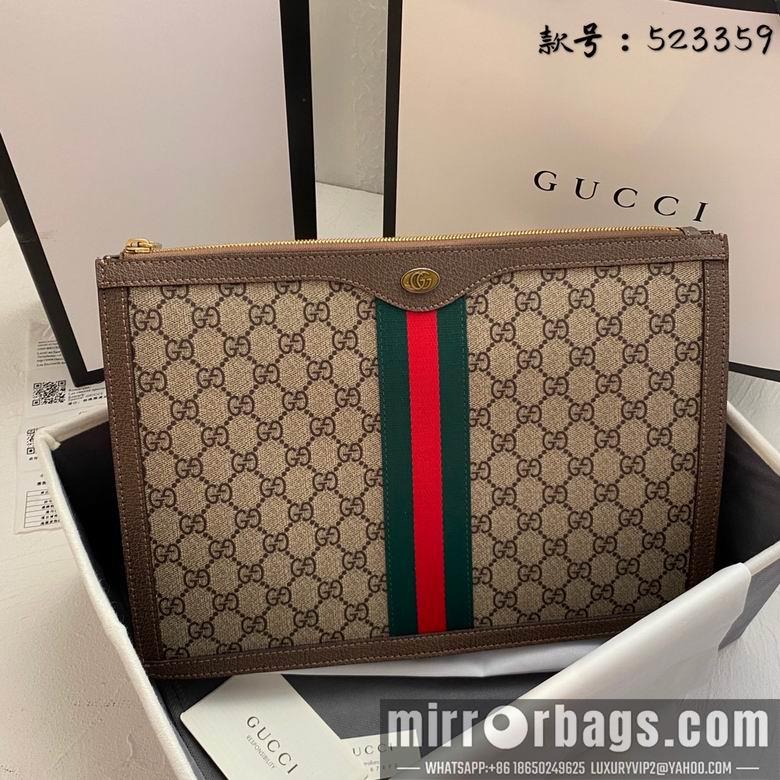 Gucci Bags 1:1 WD523359啡色 34X24X5